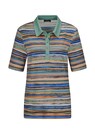 Geringeltes Poloshirt aus Viskose-Jersey thumbnail 6