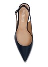 Leder-Slingpumps mit verstellbaren Fersenriemchen thumbnail 3