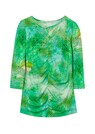 Jersey-Shirt mit 3/4-Ärmeln und Unikat-Print thumbnail 6