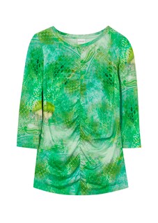 Jersey-Shirt mit 3/4-Ärmeln und Unikat-Print thumbnail 6