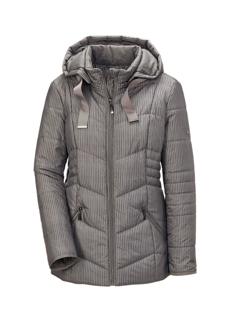 Steppjacke mit farbharmonischem Druck
