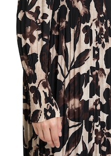 Robe plissée avec imprimé floral séduisant thumbnail 4