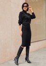 Knee-length knitted skirt thumbnail 7