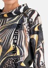 Sweatshirt mit abstraktem Animalprint und Lederakzenten thumbnail 5