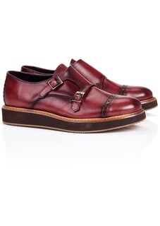 Leder-Mokassins mit Plateau-Boden thumbnail 1