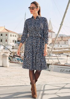 Hemdblusenkleid mit Animal-Print thumbnail 7