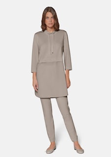 Langes Sweatshirt in Two-in-One-Optik thumbnail 2