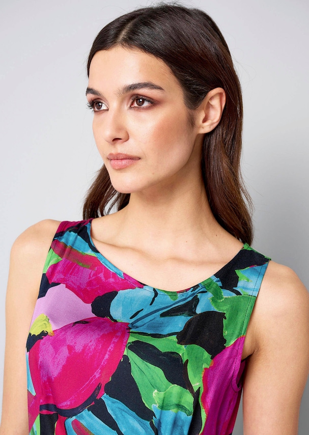 Maxikleid im Blumendessin 4