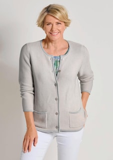 Veste en tricot avec poches plaquées thumbnail 7