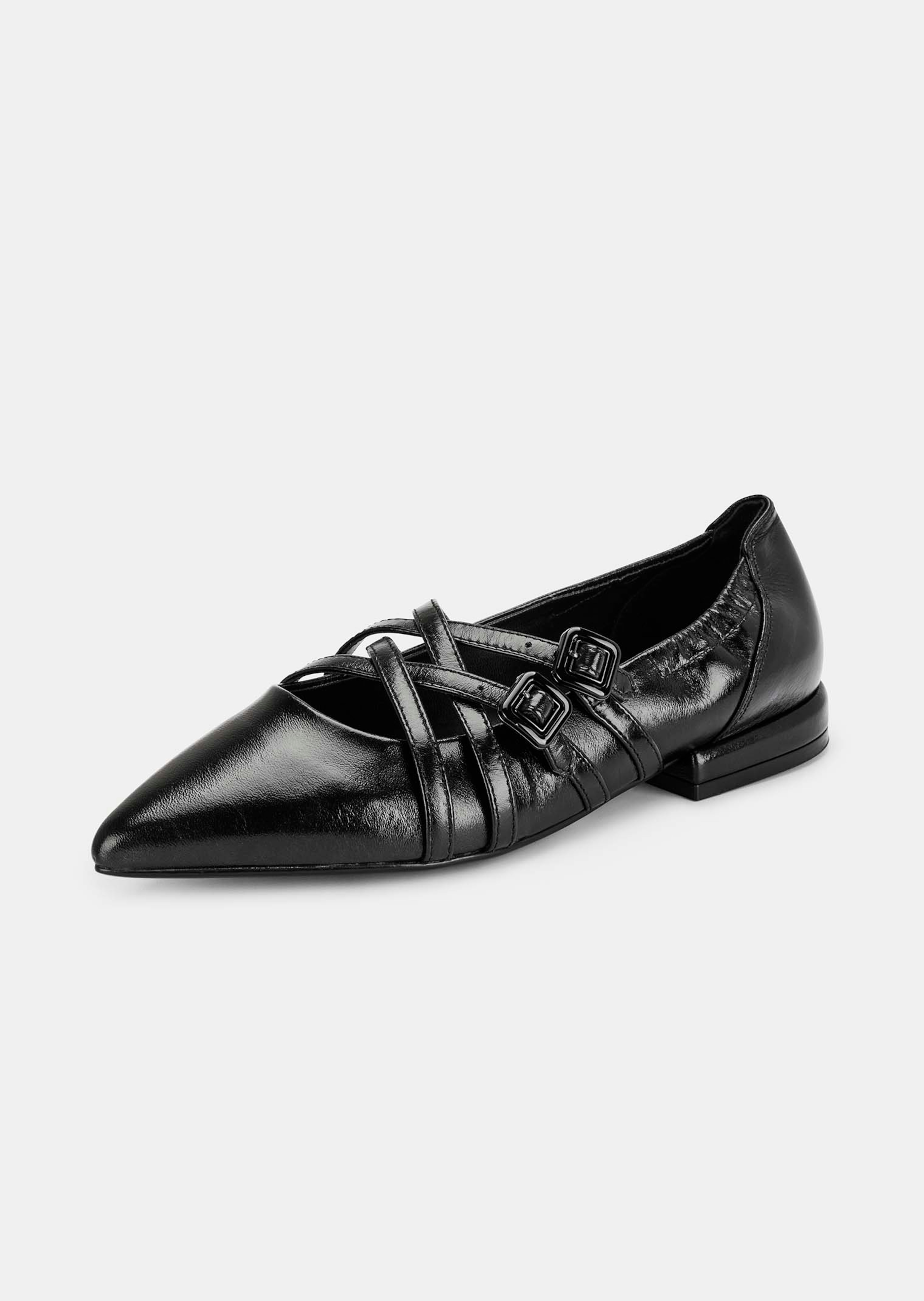 Ballerina's met gekruiste riempjes