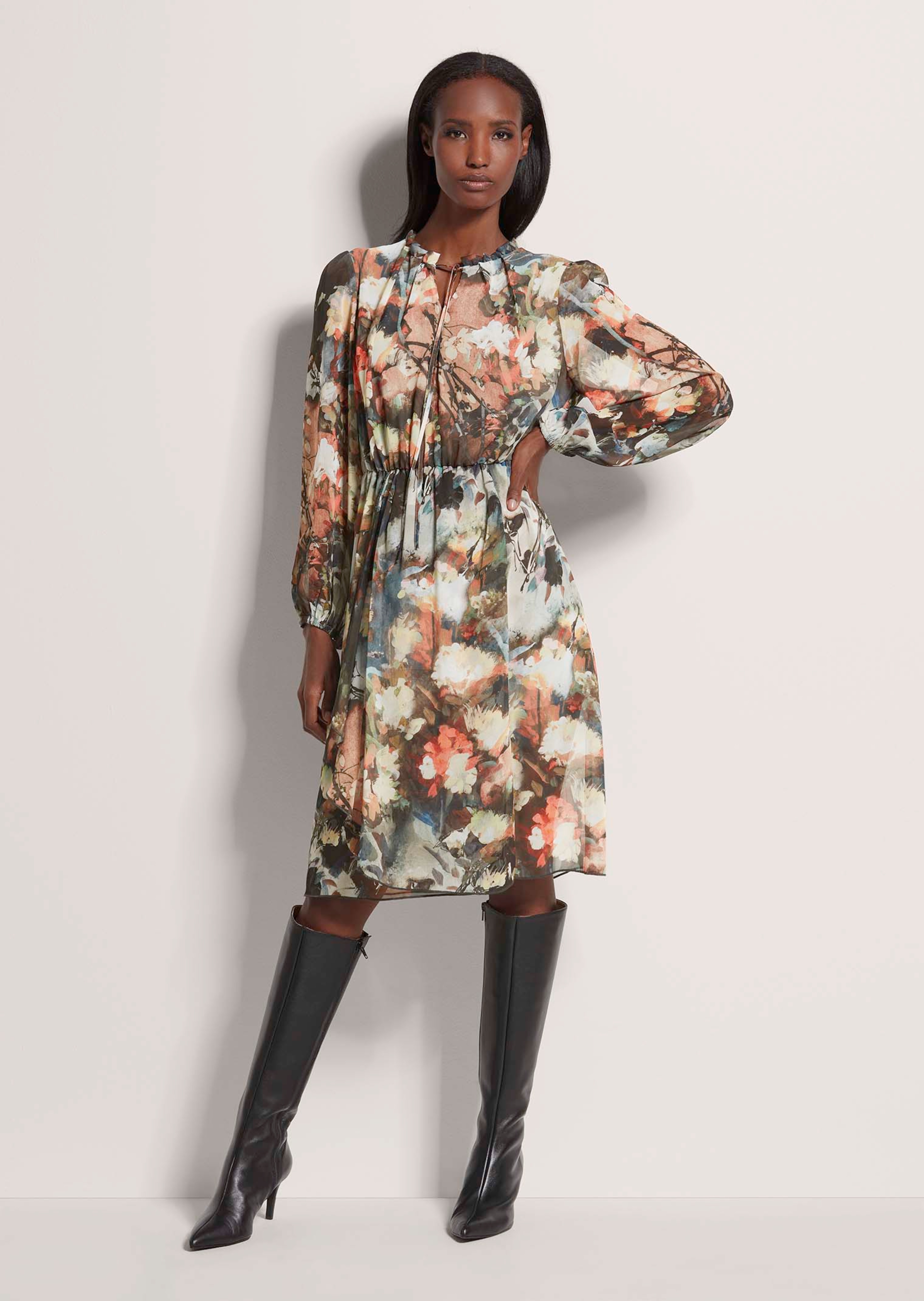 Kleid mit Unikat-Print