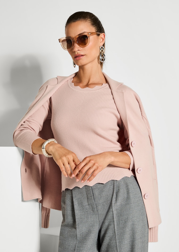 Tricot blazer