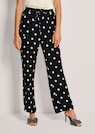 Polka-dot broek met wijde pijpen thumbnail 1