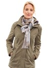 Beschichtete Jacke mit Kapuze thumbnail 1