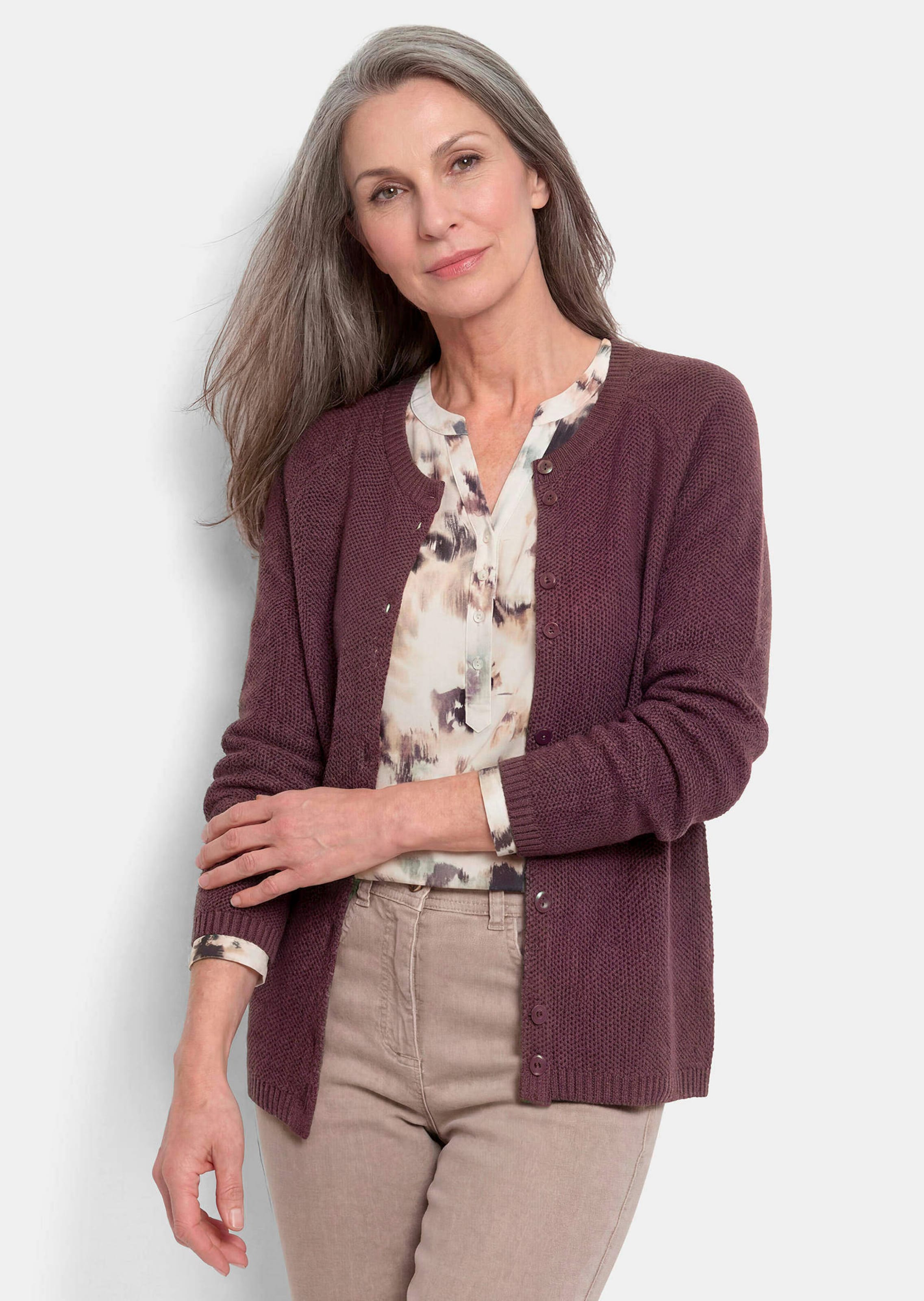 Veste en tricot pur coton