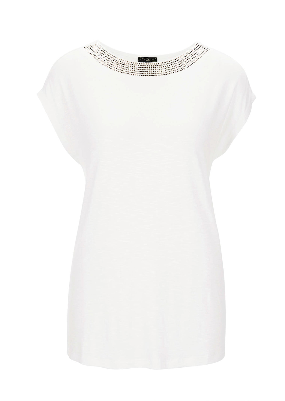 Shirt met siersteentjes