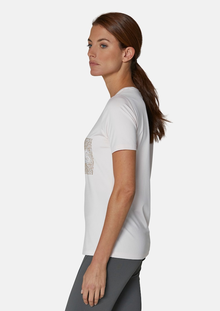 Shirt mit glänzendem Logo-Print 3