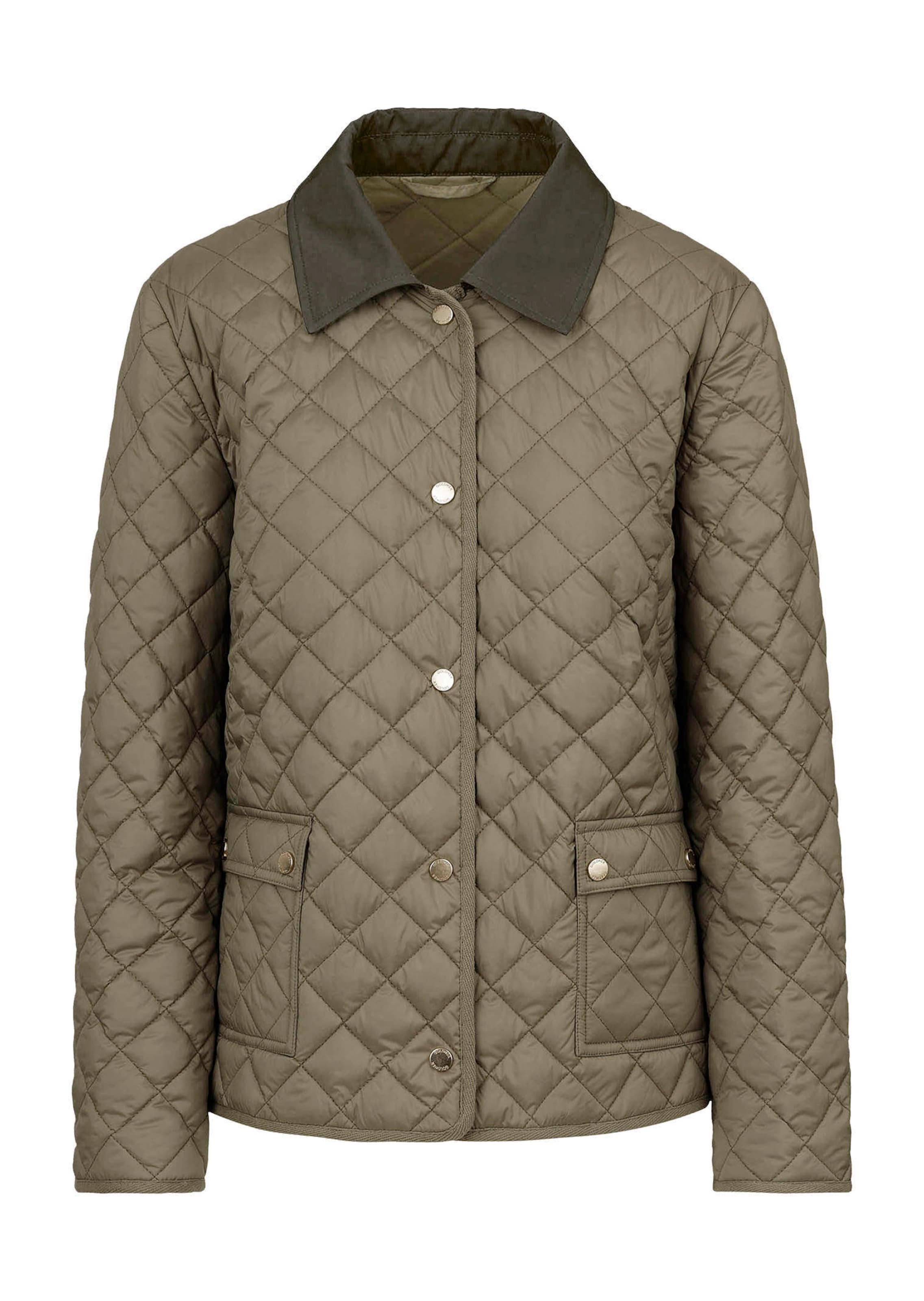 Veste matelassée légère avec col contrasté