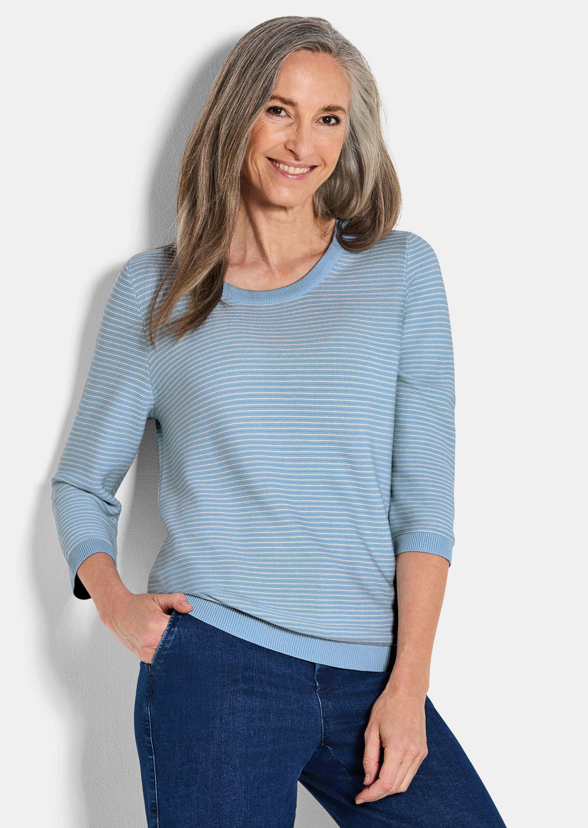 Strickpullover aus Baumwolle