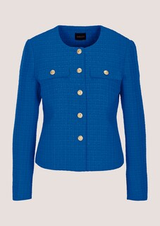 Couturiger Kurzblazer mit goldfarbenen Knöpfen thumbnail 6