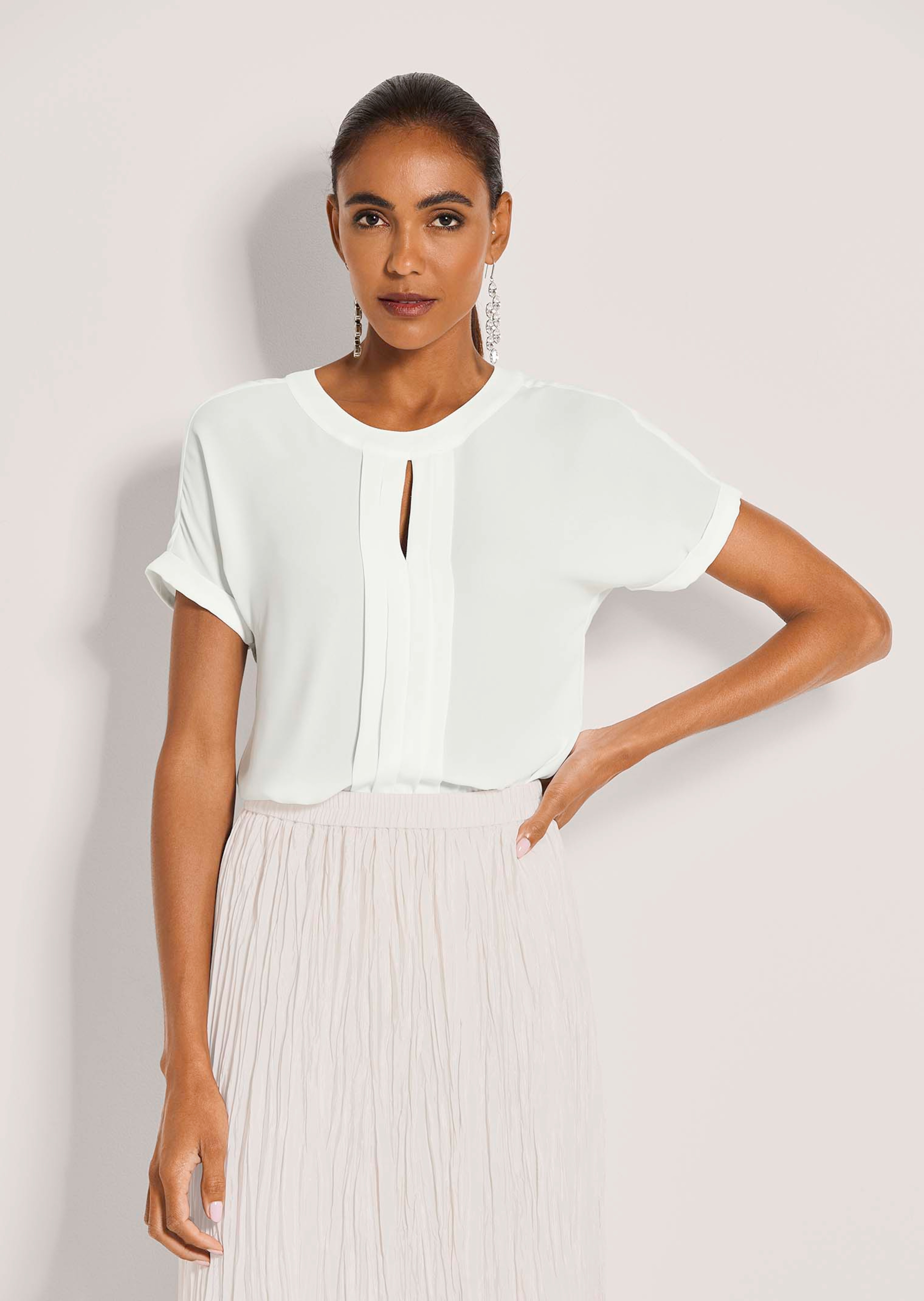 Kurzarm-Bluse zum Schlüpfen