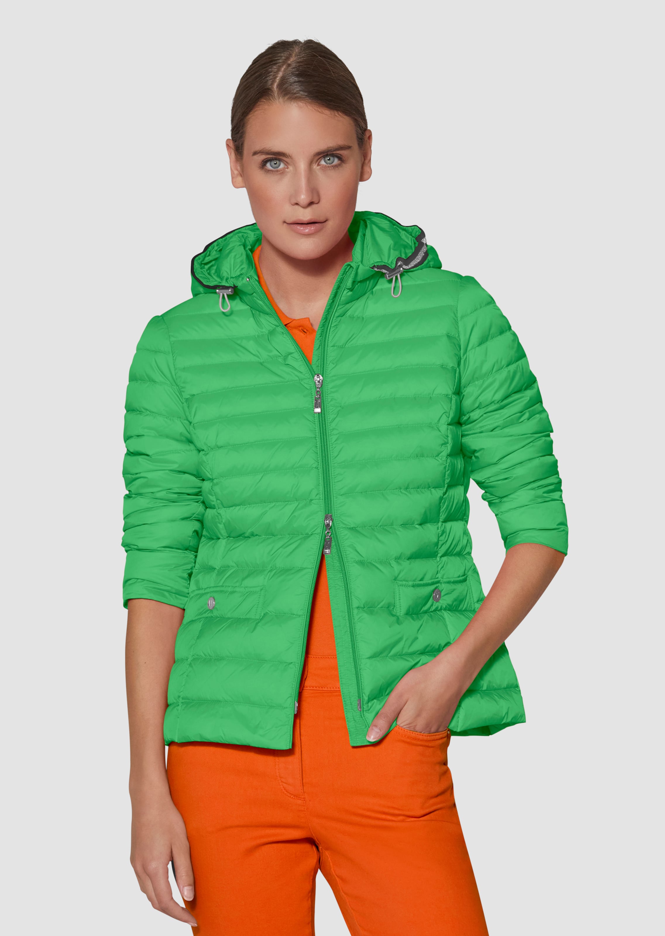 Down jacket in bright green MADELEINE Fashion