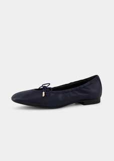 Ballerinas aus Leder mit klassischer Schleife thumbnail 1