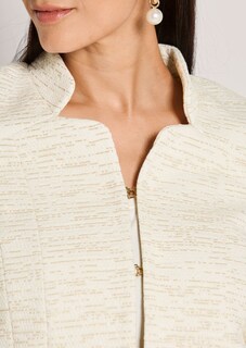 Jacquard-Blazer mit Stehkragen thumbnail 5