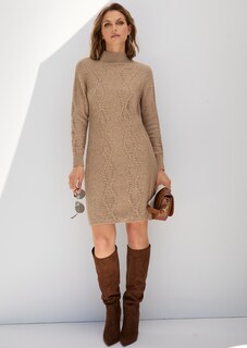 Strickkleid mit Zopfmuster thumbnail 7