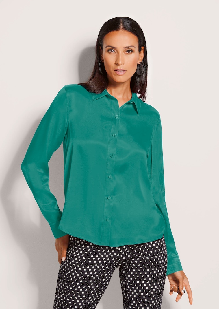 Hemdbluse mit Stretch-Komfort