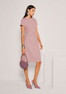 Robe fourreau avec encolure bateau et manches courtes thumbnail 4
