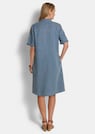 Kleid in Jeans-Optik aus reiner Baumwolle thumbnail 3