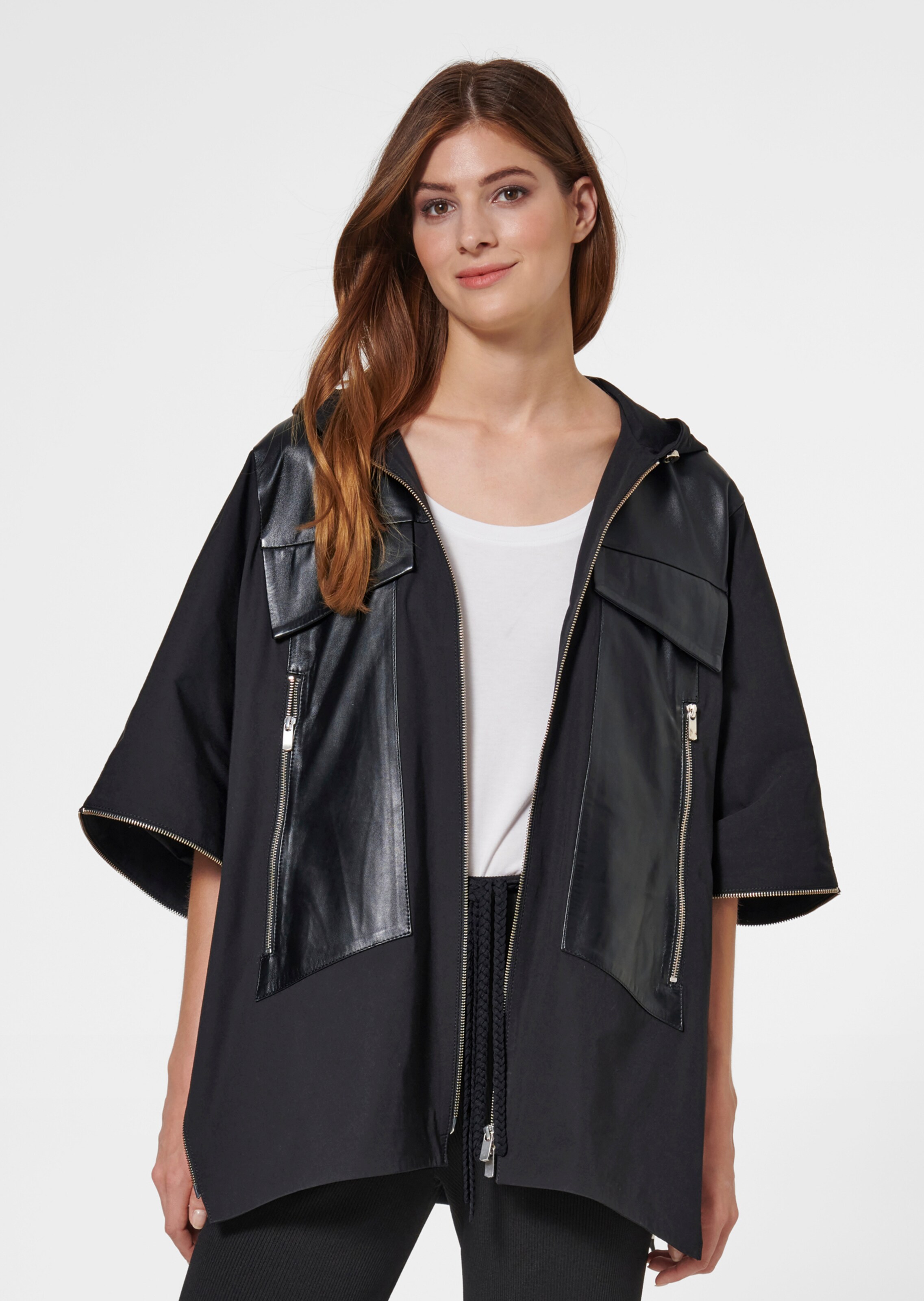 Veste. Cuir nappa d'agneau
