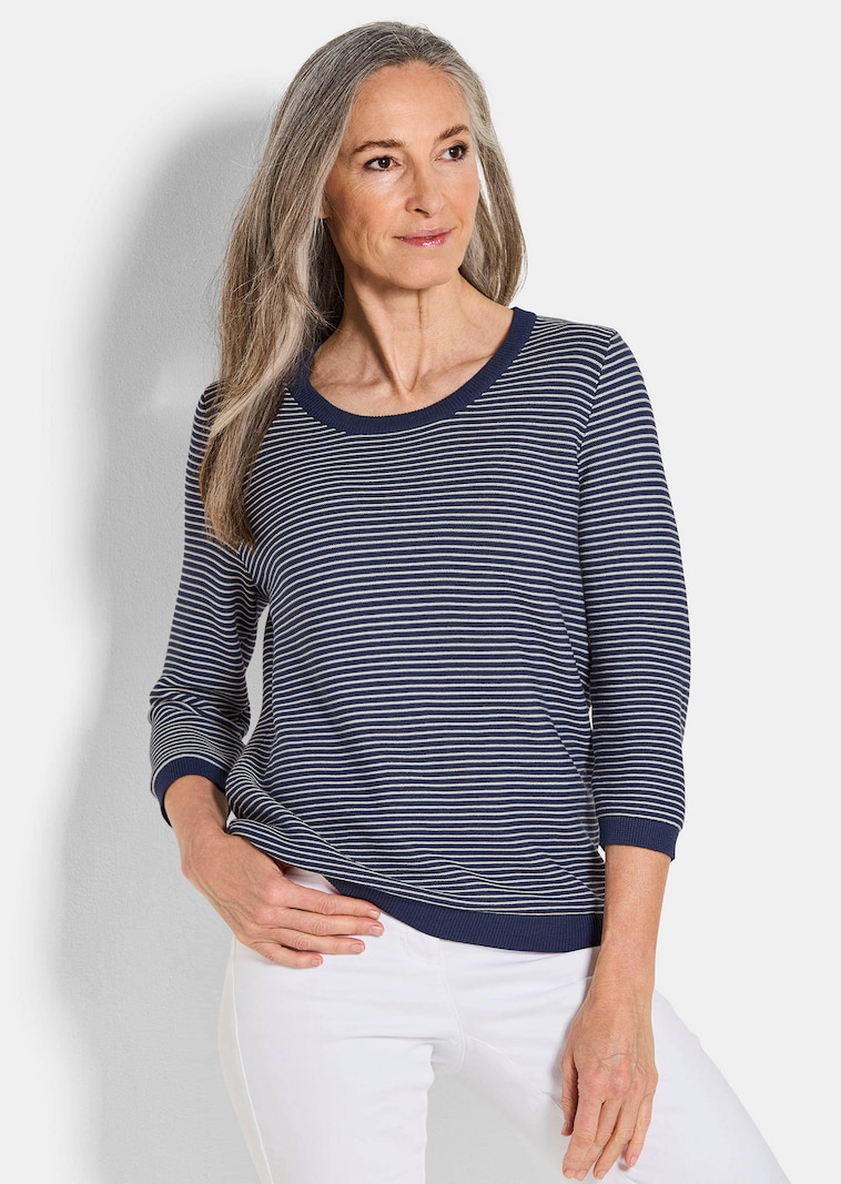 Pull en tricot pur coton