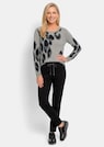 Pull en cachemire, aspect léopard thumbnail 2