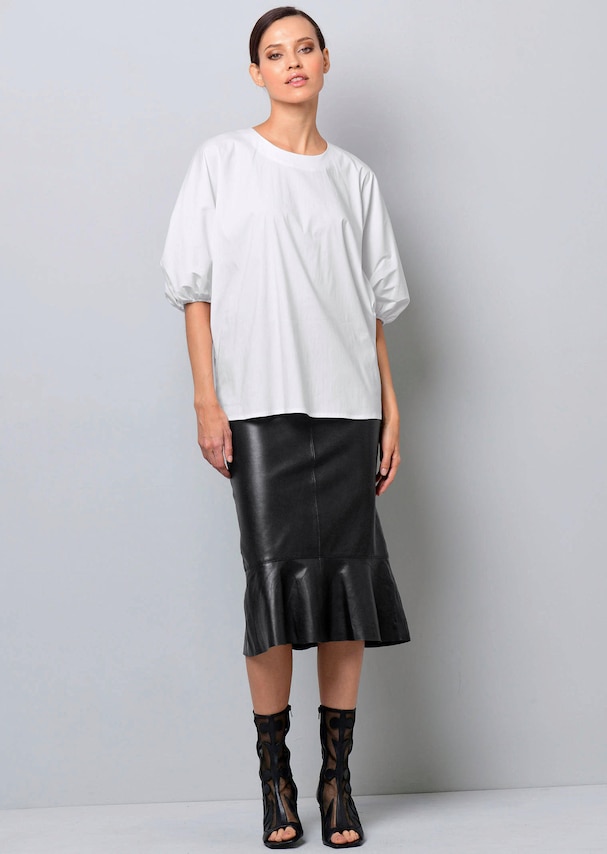 Oversizedbluse mit Fledermausärmel 1