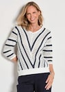 Feinstrickpullover mit maritimen Streifen thumbnail 7