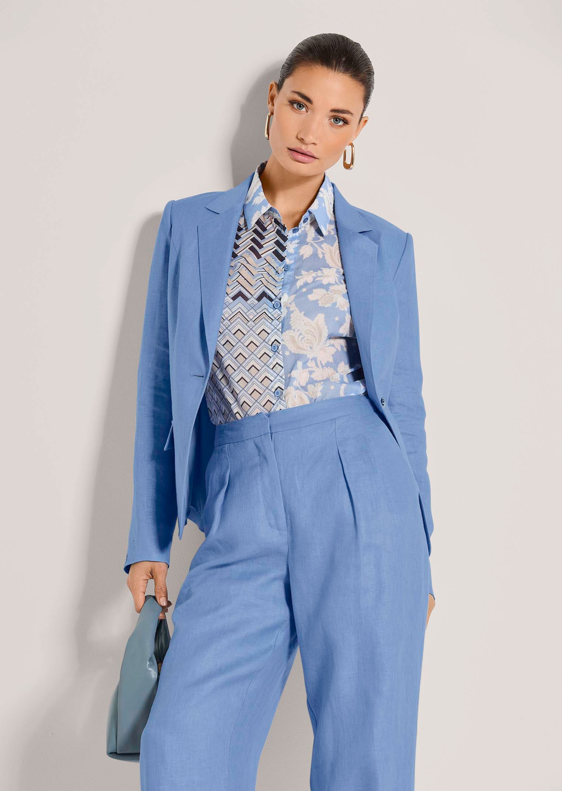 Blazer Femme En Lin Mélangé Naturel Taille 12 Neuf Avec étiquette - Manches Longues Doublé