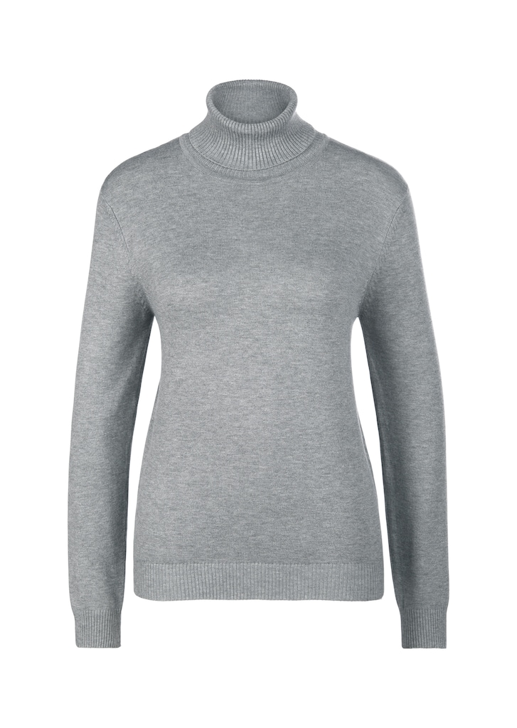 Fine knit jumper with viscose and elastane 5