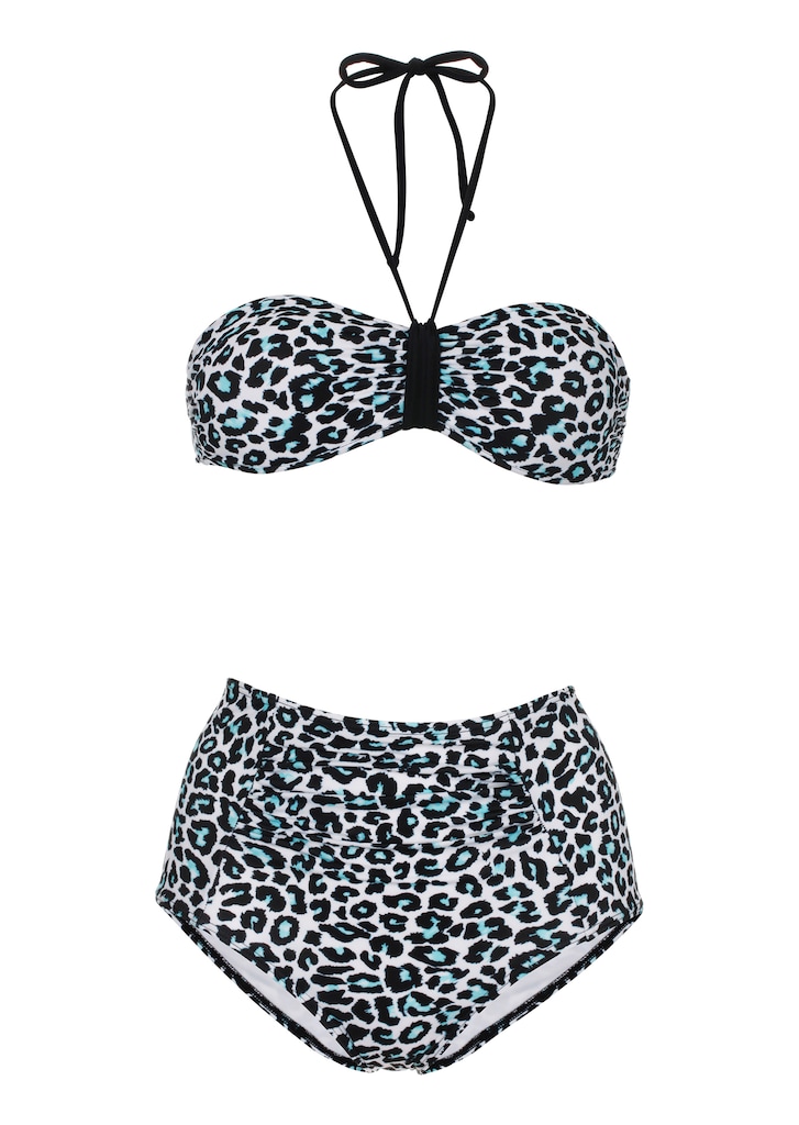 Retro-Bikini im Leoparden-Look