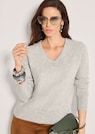 Schurwoll-Pullover mit V-Ausschnit thumbnail 4