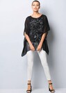 Chiffonbluse mit platziertem Print thumbnail 4