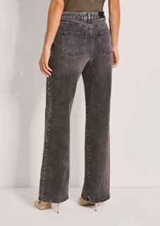 Wide-Leg-Jeans mit Glitzerprint thumbnail 3