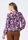 Gedessineerde blouse met tuniekhals thumbnail 3