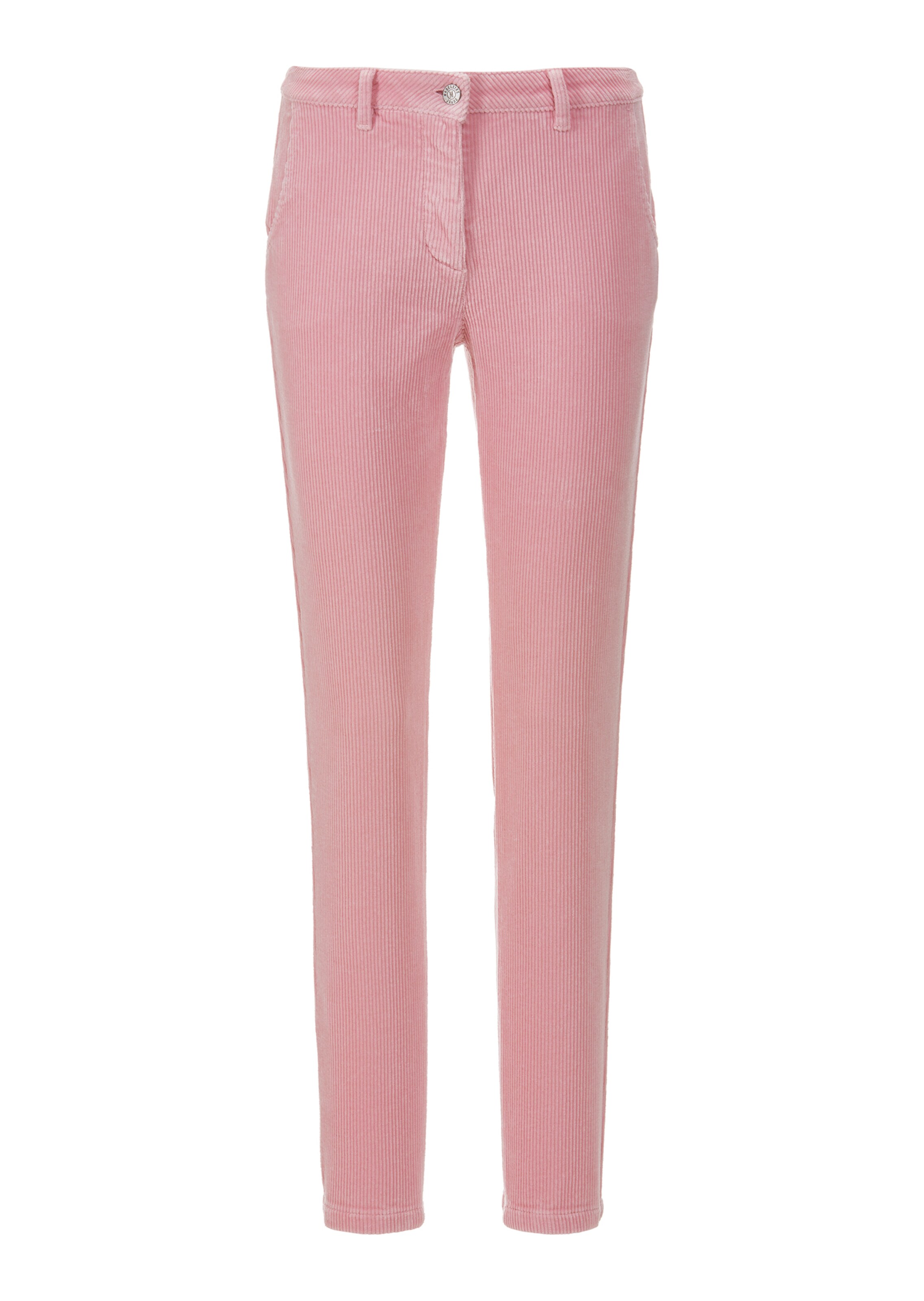 Ankle-length corduroy trousers