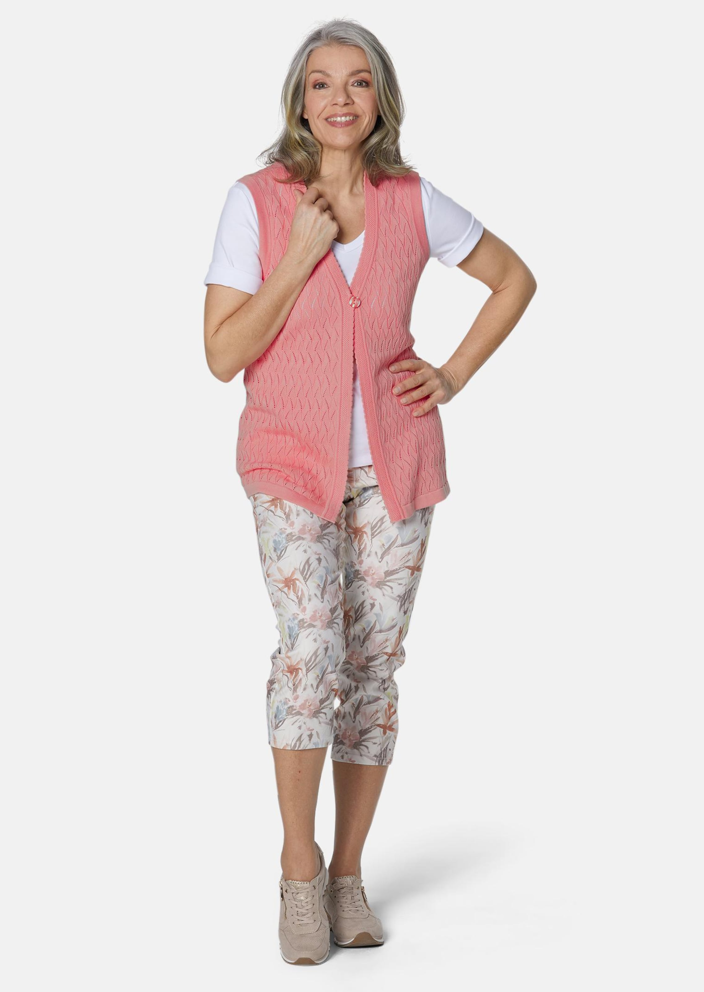 Gilet en tricot - pêche - Gr. 24 de Goldner Fashion