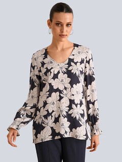 Bluse mit floralem Druck thumbnail 6