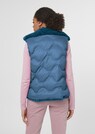 Gilet matelassé réversible un côté peluche et un côté nylon thumbnail 3