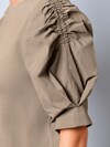 Shirt mit gerafftem Halbarm thumbnail 5
