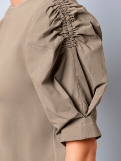 Shirt mit gerafftem Halbarm thumbnail 5